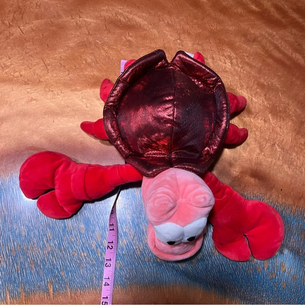 Scentsy Buddy Disney Sebastian Crab Little Mermaid Plush metallic red